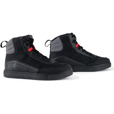 Forma Milano Dry - Botas de Motocicleta - Impermeables, Negro/Gris, Talla 41 Forma Milano Dry - Botas de Motocicleta - Impermeables, Negro/Gris, Talla 41