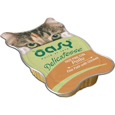 Oasy Delicatesse - Paté di pollo per gatti 85g Oasy Delicatesse - Paté di pollo per gatti 85g
