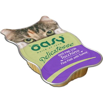 Cibo umido Oasy Delicatesse Tacchino - 85g Cibo umido Oasy Delicatesse Tacchino - 85g