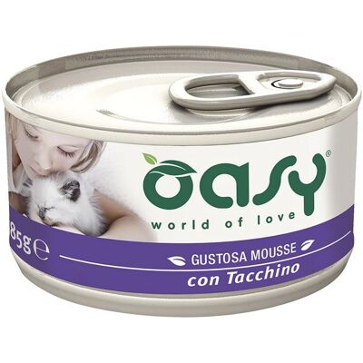 Cibo umido tacchino per gatti - Mousse morbida - Senza cereali Cibo umido tacchino per gatti - Mousse morbida - Senza cereali