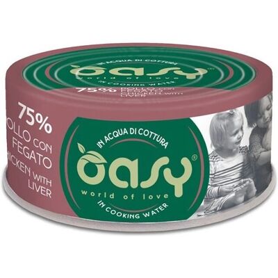 Oasy More Love Cibo per Gatti - Naturale, 70g Oasy More Love Cibo per Gatti - Naturale, 70g