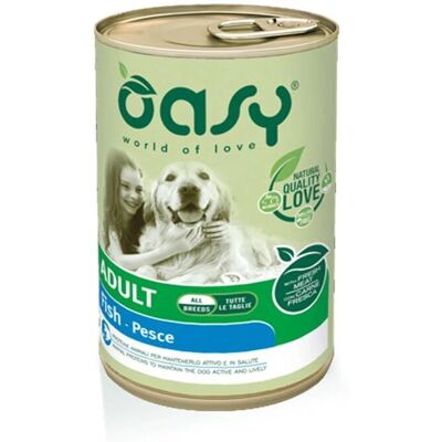 Oasy Cibo per Cani Adulti Pesce e Carne - Completo e Gustoso Oasy Cibo per Cani Adulti Pesce e Carne - Completo e Gustoso