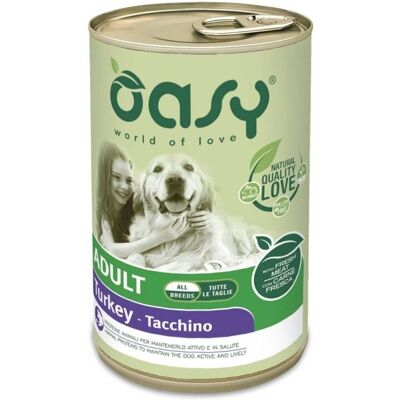 Cibo umido per cani Oasy con tacchino Cibo umido per cani Oasy con tacchino
