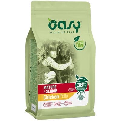 Cibo per cani senior Oasy Wonderfood - 12 kg Cibo per cani senior Oasy Wonderfood - 12 kg