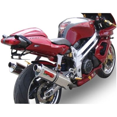 Sistema de escape GPR RSV 1000 R Factory - Homologado, Plata Sistema de escape GPR RSV 1000 R Factory - Homologado, Plata