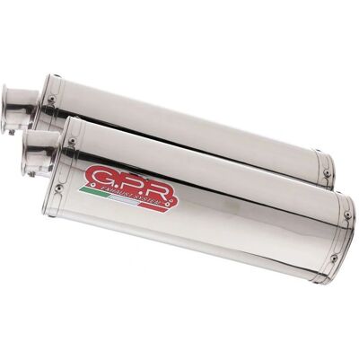 Sistema di Scarico Dual Slip On Trioval GPR - Honda Varadero 1000 (1999-2011) Sistema di Scarico Dual Slip On Trioval GPR - Honda Varadero 1000 (1999-2011)