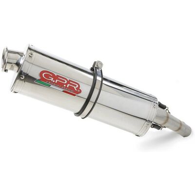Sistema di scarico GPR Trioval Slip On per Honda Cb 1300 - Argento Sistema di scarico GPR Trioval Slip On per Honda Cb 1300 - Argento