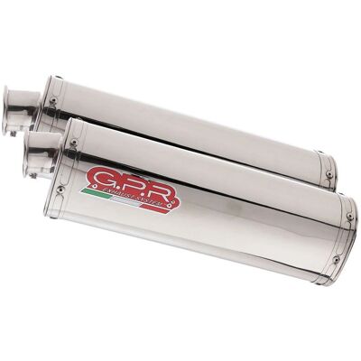 GPR Kawasaki ZZR 600 Scarico - Trioval Doppio Acciaio Inox - 2002-2006 GPR Kawasaki ZZR 600 Scarico - Trioval Doppio Acciaio Inox - 2002-2006