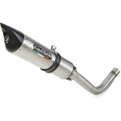 Sistema de Escape Titanio Tiburon GPR - Homologado, 200mm, Negro Sistema de Escape Titanio Tiburon GPR - Homologado, 200mm, Negro