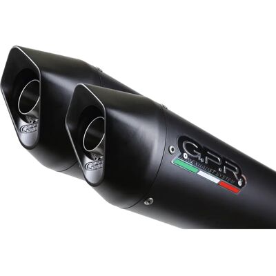 Sistema di scarico GPR Furore - Omologato - Nero Sistema di scarico GPR Furore - Omologato - Nero