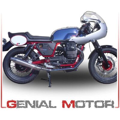 Système d'échappement GPR Nevada 750 - Homologué, Double Slip On, Argent - Publicité Système d'échappement GPR Nevada 750 - Homologué, Double Slip On, Argent - Publicité