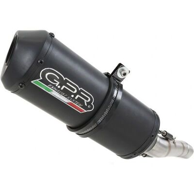 Sistema di Scarico GPR Drz 400 Sm - Omologato, Nero, 300mm Sistema di Scarico GPR Drz 400 Sm - Omologato, Nero, 300mm
