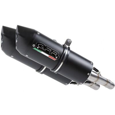 Sistema di scarico GPR Furore Nero - Omologato, Nero, Ovale Sistema di scarico GPR Furore Nero - Omologato, Nero, Ovale