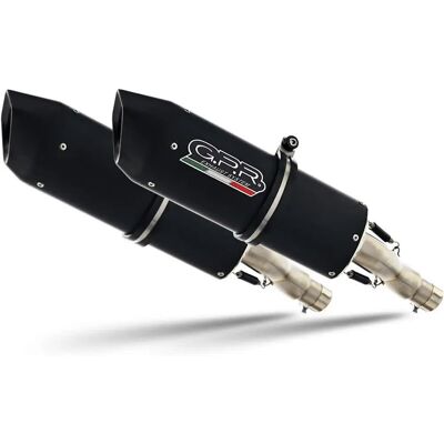 Sistema di scarico GPR Furore - Omologato, Nero, Leggero Sistema di scarico GPR Furore - Omologato, Nero, Leggero