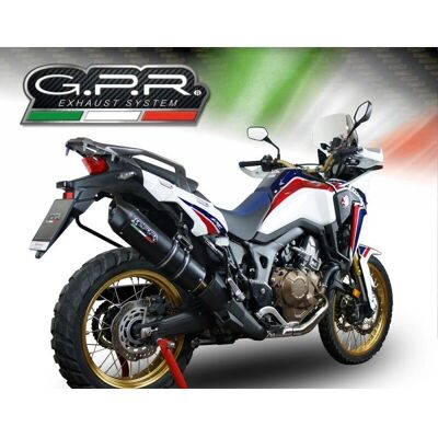 GPR EXHAUST SYSTEMS Furore Evo4 - Sistema di scarico omologato per Honda CRF 1000 L Africa Twin 2018-2020 GPR EXHAUST SYSTEMS Furore Evo4 - Sistema di scarico omologato per Honda CRF 1000 L Africa Twin 2018-2020