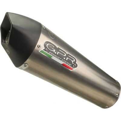 Sistema di scarico GPR Titanio Slip On - S 1000 XR 2018-19 - Non omologato Sistema di scarico GPR Titanio Slip On - S 1000 XR 2018-19 - Non omologato