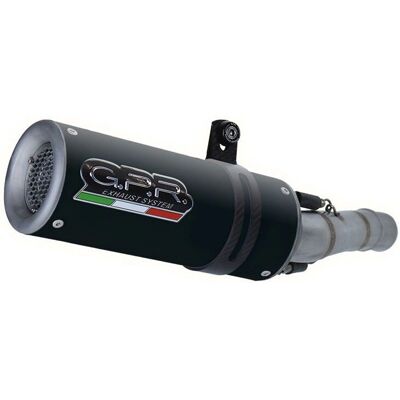 Scarico in titanio nero GPR M3 - Sistema omologato moto Scarico in titanio nero GPR M3 - Sistema omologato moto
