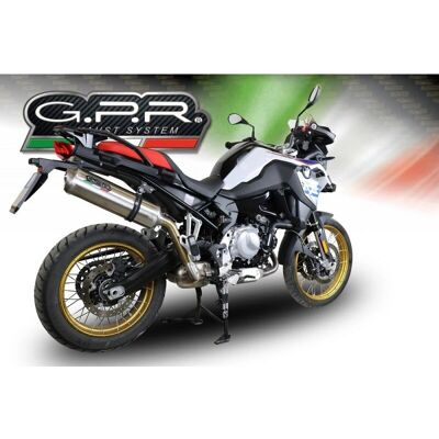 Sistema de escape Satinox GPR - F 850 Gs -aventura - Homologado Sistema de escape Satinox GPR - F 850 Gs -aventura - Homologado