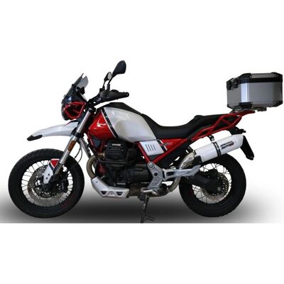 Sistema de Escape GPR Evo4 Slip On para Moto Guzzi V85 Tt 2019-2020 - Homologado Blanco Sistema de Escape GPR Evo4 Slip On para Moto Guzzi V85 Tt 2019-2020 - Homologado Blanco