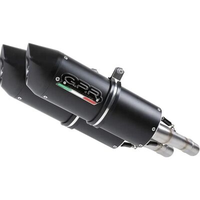 Sistema di scarico GPR Furore - Doppio Slip On - Nero - Moto Sistema di scarico GPR Furore - Doppio Slip On - Nero - Moto