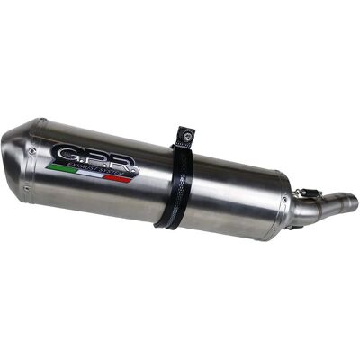 Silenzioso GPR Satinox - Sistema Omologato - Acciaio Satinato - 2008-2015 Silenzioso GPR Satinox - Sistema Omologato - Acciaio Satinato - 2008-2015