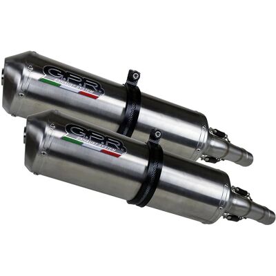 Système d'échappement GPR - Satinox Dual Slip On - Yamaha Bulldog 1100 - Homologué - Publicité Système d'échappement GPR - Satinox Dual Slip On - Yamaha Bulldog 1100 - Homologué - Publicité