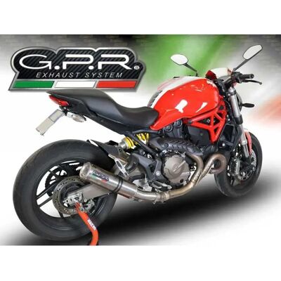 GPR EXHAUST SYSTEMS M3 - Acero inoxidable Slip On - Ducati Monster 821 15-16 - Sistema de escape GPR EXHAUST SYSTEMS M3 - Acero inoxidable Slip On - Ducati Monster 821 15-16 - Sistema de escape