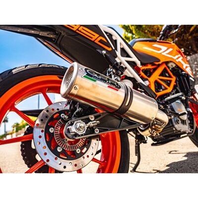 Sistema di scarico racing GPR M3 in acciaio inox - KTM Duke 390 Sistema di scarico racing GPR M3 in acciaio inox - KTM Duke 390