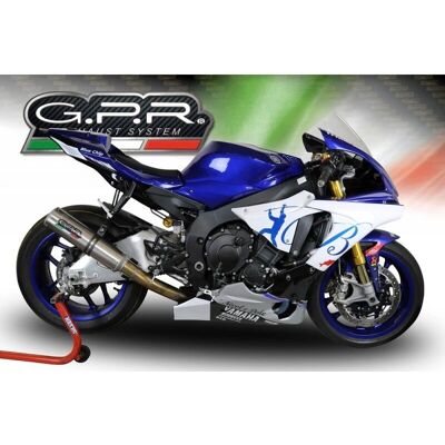 Scarico GPR M3 in Acciaio Inox per Yamaha YZF R1 - Sistema da corsa Scarico GPR M3 in Acciaio Inox per Yamaha YZF R1 - Sistema da corsa