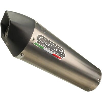 Sistema de escape GPR Gp Evo4 Titanio G 310 R - Homologado, Negro Sistema de escape GPR Gp Evo4 Titanio G 310 R - Homologado, Negro