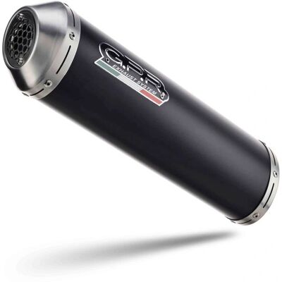 Sistema di scarico GPR Evo4 Road - Omologato, Nero, Ovale, 430mm Sistema di scarico GPR Evo4 Road - Omologato, Nero, Ovale, 430mm