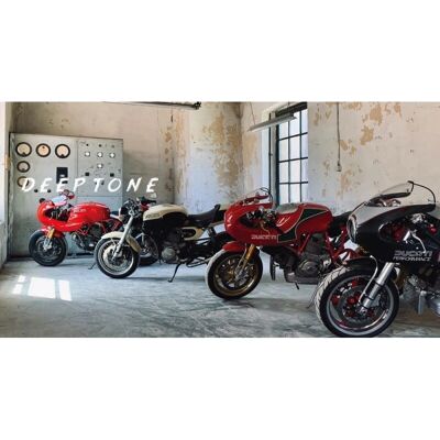 Silenciador Gpr Black Deeptone para Moto Guzzi V 35 Tt - Lario - Gt - Custom - Legal para calle Silenciador Gpr Black Deeptone para Moto Guzzi V 35 Tt - Lario - Gt - Custom - Legal para calle