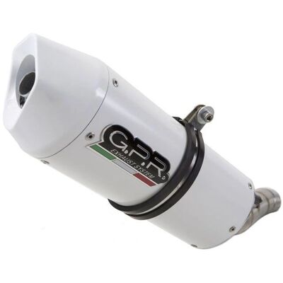 Sistema de escape GPR Evo10 Adventure - Aluminio ligero - Blanco Sistema de escape GPR Evo10 Adventure - Aluminio ligero - Blanco