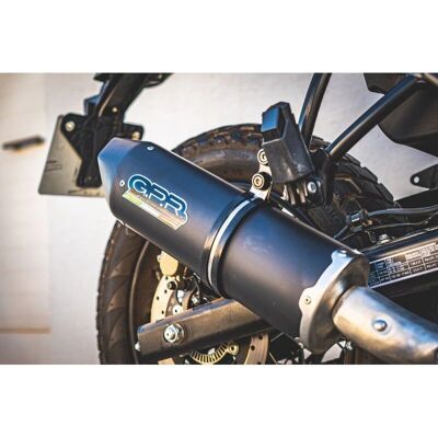 Scarico Moto Gpr Evo4 Nero - Sistema Omologato Scarico Moto Gpr Evo4 Nero - Sistema Omologato