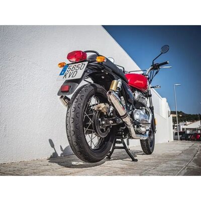 Scarico GPR Continental 650 - Inox Deeptone, Omologato Scarico GPR Continental 650 - Inox Deeptone, Omologato