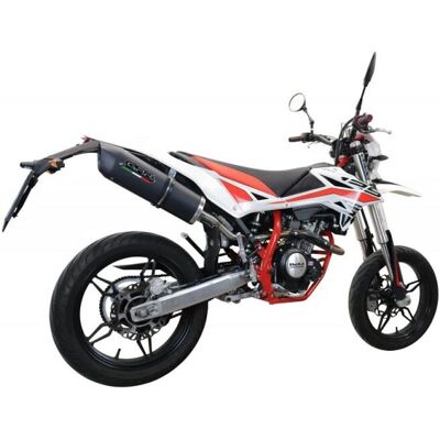 Scarico Enduro Gpr Evo4 Nero - Sistema Omologato con Catalizzatore Scarico Enduro Gpr Evo4 Nero - Sistema Omologato con Catalizzatore