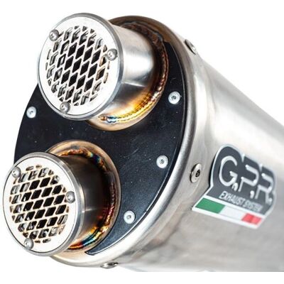 Système d'Échappement Gpr - Argent - Honda CRF 1100 L Africa Twin 2020-2023 - Publicité Système d'Échappement Gpr - Argent - Honda CRF 1100 L Africa Twin 2020-2023 - Publicité