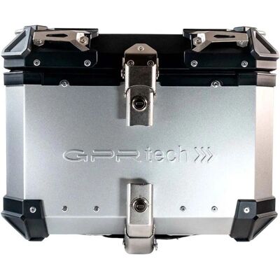 Gpr Alpitech 45L Maleta Superior en Aluminio Plateada - Moto Equipaje Gpr Alpitech 45L Maleta Superior en Aluminio Plateada - Moto Equipaje
