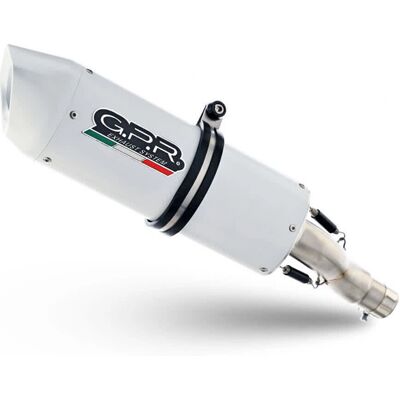 Sistema di Scarico GPR Evo4 - Omologato, con Catalizzatore, Bianco, 350mm Sistema di Scarico GPR Evo4 - Omologato, con Catalizzatore, Bianco, 350mm