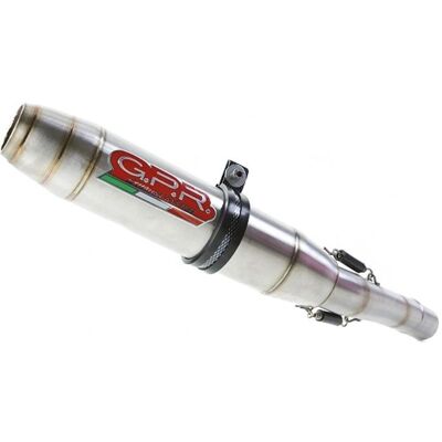 Gpr Deeptone Stainless Steel Round Exhaust Silencer - Exhaust System Gpr Deeptone Stainless Steel Round Exhaust Silencer - Exhaust System
