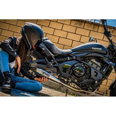Sistema di Scarico Completo GPR - Kawasaki Vulcan 650 S (2021-2024) - Omologato Sistema di Scarico Completo GPR - Kawasaki Vulcan 650 S (2021-2024) - Omologato