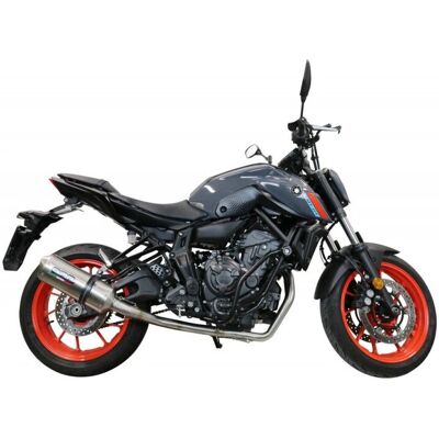 Sistema di Scarico GPR Yamaha MT-07 2021-2024 Acciaio Satinato Sistema di Scarico GPR Yamaha MT-07 2021-2024 Acciaio Satinato