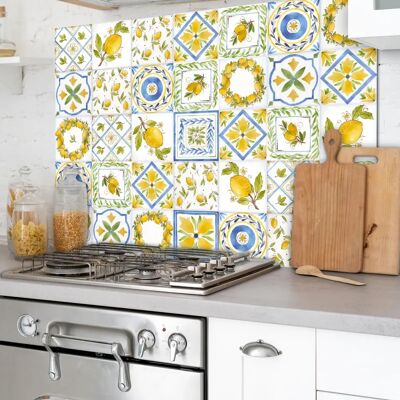 Unbranded - Lemon - 84x60 cm - Kitchen Splashback Unbranded - Lemon - 84x60 cm - Kitchen Splashback