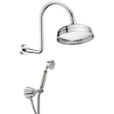 Kit Doccia Retrò in Ottone Damast - 13641 - Tipo di Doccia Kit Doccia Retrò in Ottone Damast - 13641 - Tipo di Doccia