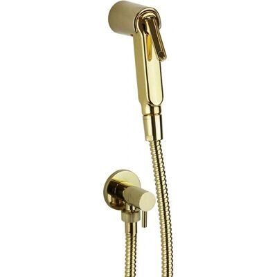 Damast Gold Hygienische Duschset - Modern, Einfach, 120cm Schlauch Damast Gold Hygienische Duschset - Modern, Einfach, 120cm Schlauch