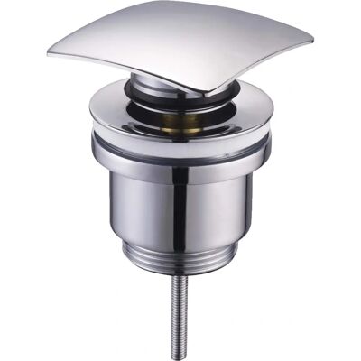 Piletta di scarico in ottone Tecom - Click Clack - Universale 1¼" - Accessorio lavabo e bidet Piletta di scarico in ottone Tecom - Click Clack - Universale 1¼" - Accessorio lavabo e bidet