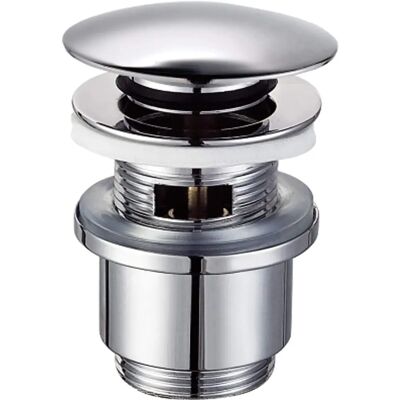 Tecom Valvola di Scarico Click Clack per Lavabo e Bidet - Bagno Tecom Valvola di Scarico Click Clack per Lavabo e Bidet - Bagno