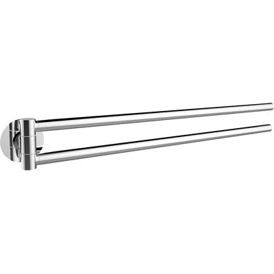 Tecom Giada Portasalviette doppio snodato in acciaio inox - Accessorio bagno Tecom Giada Portasalviette doppio snodato in acciaio inox - Accessorio bagno