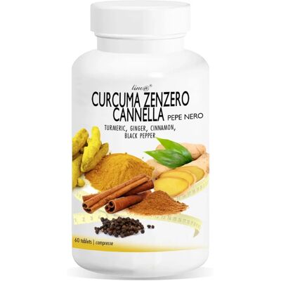 Line@Curcuma Zenzero Cannella Pepe Nero - Integratore alimentare Line@Curcuma Zenzero Cannella Pepe Nero - Integratore alimentare
