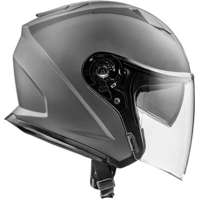 Casco Jet Premier Dokker U 17 BM - Grigio - L - Unisex Casco Jet Premier Dokker U 17 BM - Grigio - L - Unisex